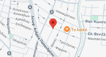 Location of business on map