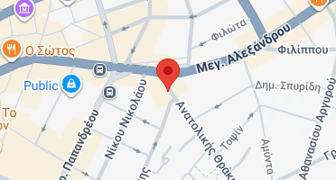 Location of business on map