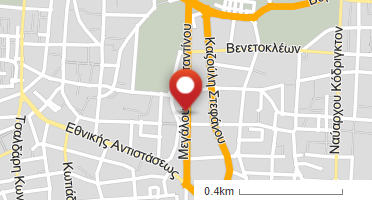 Χάρτης και σημείο της επιχείρησης