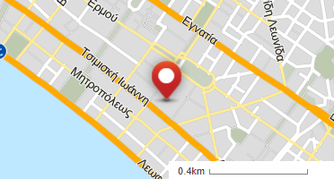 Location of business on map