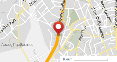 Location of business on map