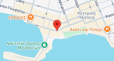 Location of business on map