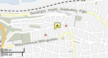 Location of business on map
