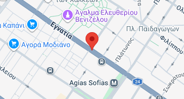 Location of business on map
