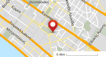 Location of business on map