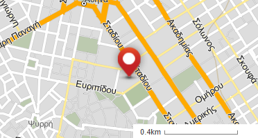 Location of business on map