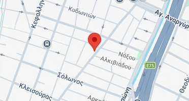 Location of business on map