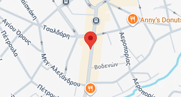 Location of business on map