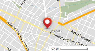 Location of business on map