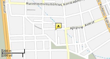 Location of business on map