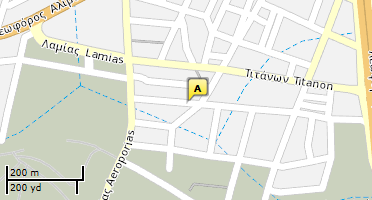 Location of business on map