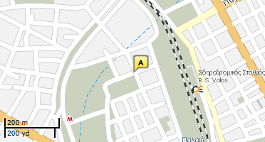 Location of business on map