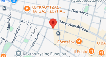 Location of business on map