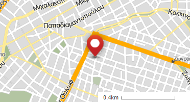 Location of business on map