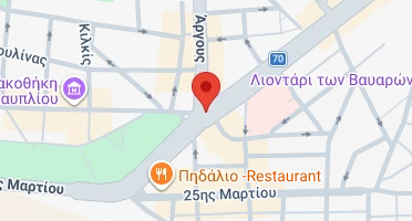 Location of business on map