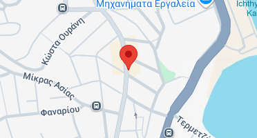 Location of business on map