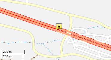 Location of business on map