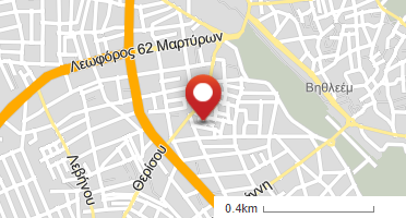 Location of business on map
