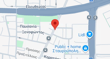 Location of business on map