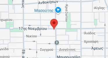 Location of business on map