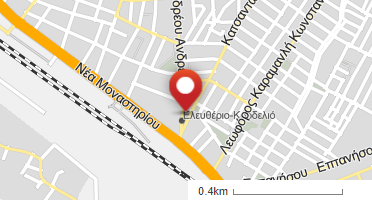 Location of business on map