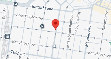 Location of business on map