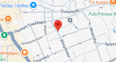 Location of business on map