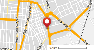 Location of business on map