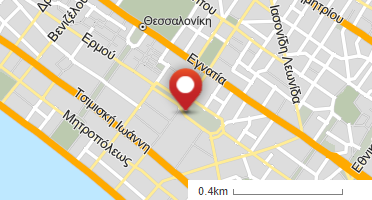 Location of business on map
