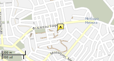 Location of business on map