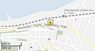 Location of business on map