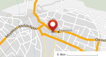 Location of business on map