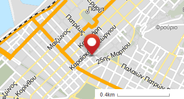 Location of business on map
