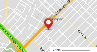 Location of business on map