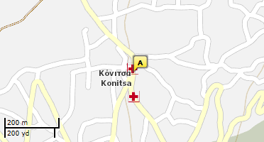 Location of business on map