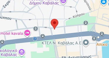 Location of business on map