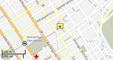 Location of business on map