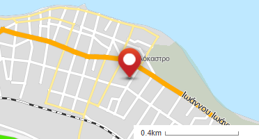 Location of business on map