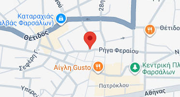 Location of business on map
