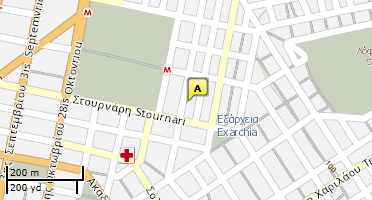 Location of business on map