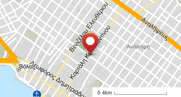 Location of business on map