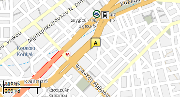 Location of business on map