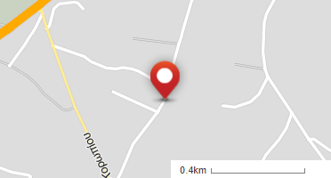 Location of business on map
