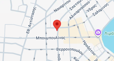 Location of business on map