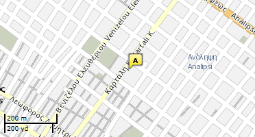 Location of business on map