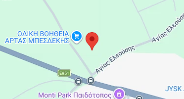 Location of business on map