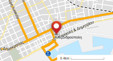 Location of business on map