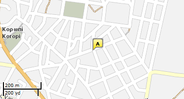 Location of business on map