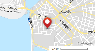 Location of business on map