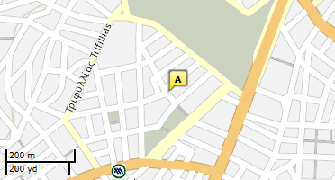 Location of business on map
